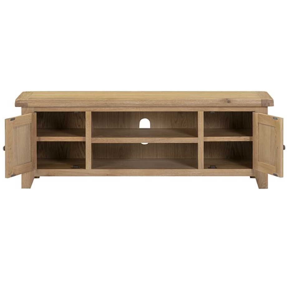 4 Piece Oak Living Room Furniture Set