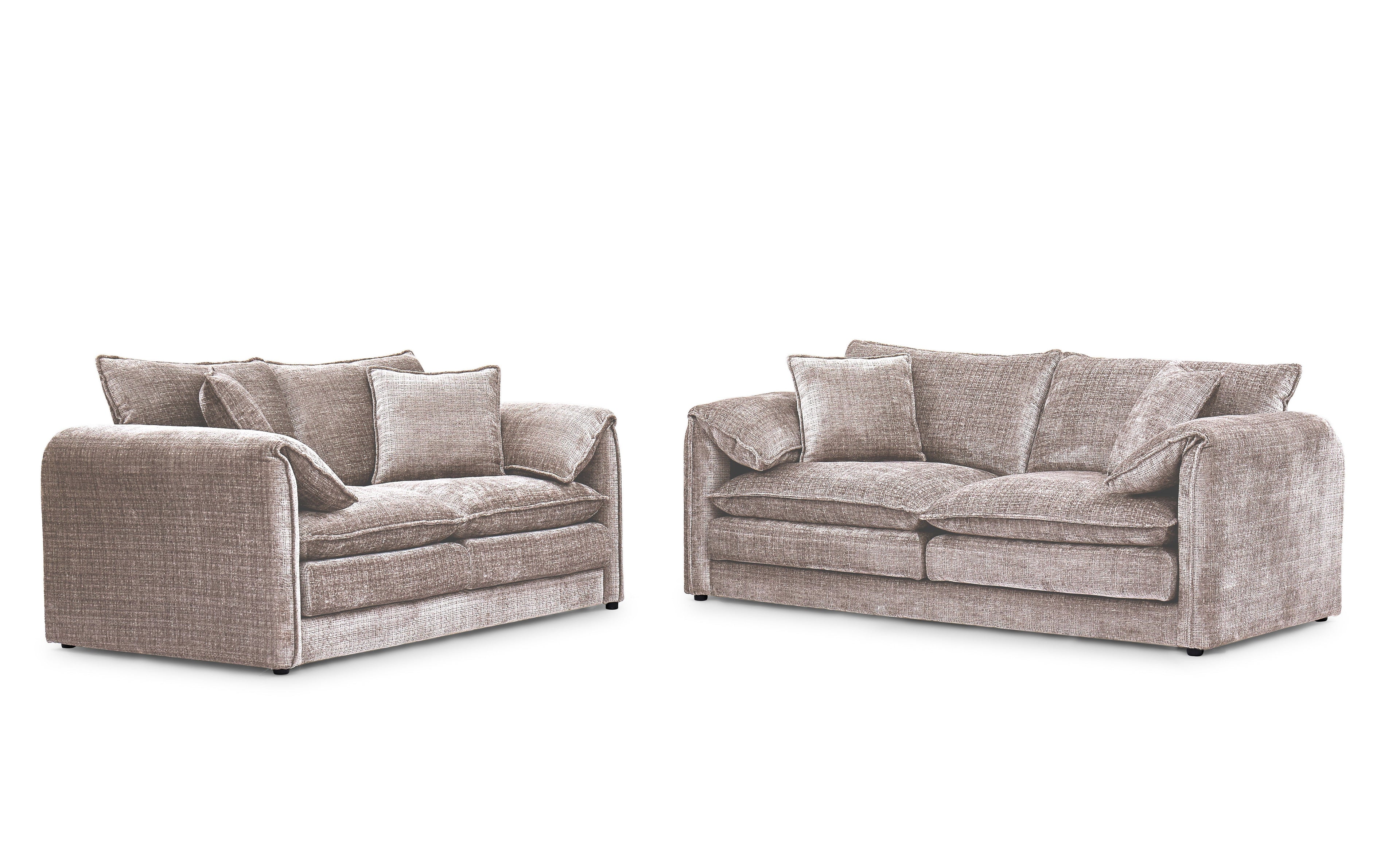Solaya 3+2 Sofa Set in Beige