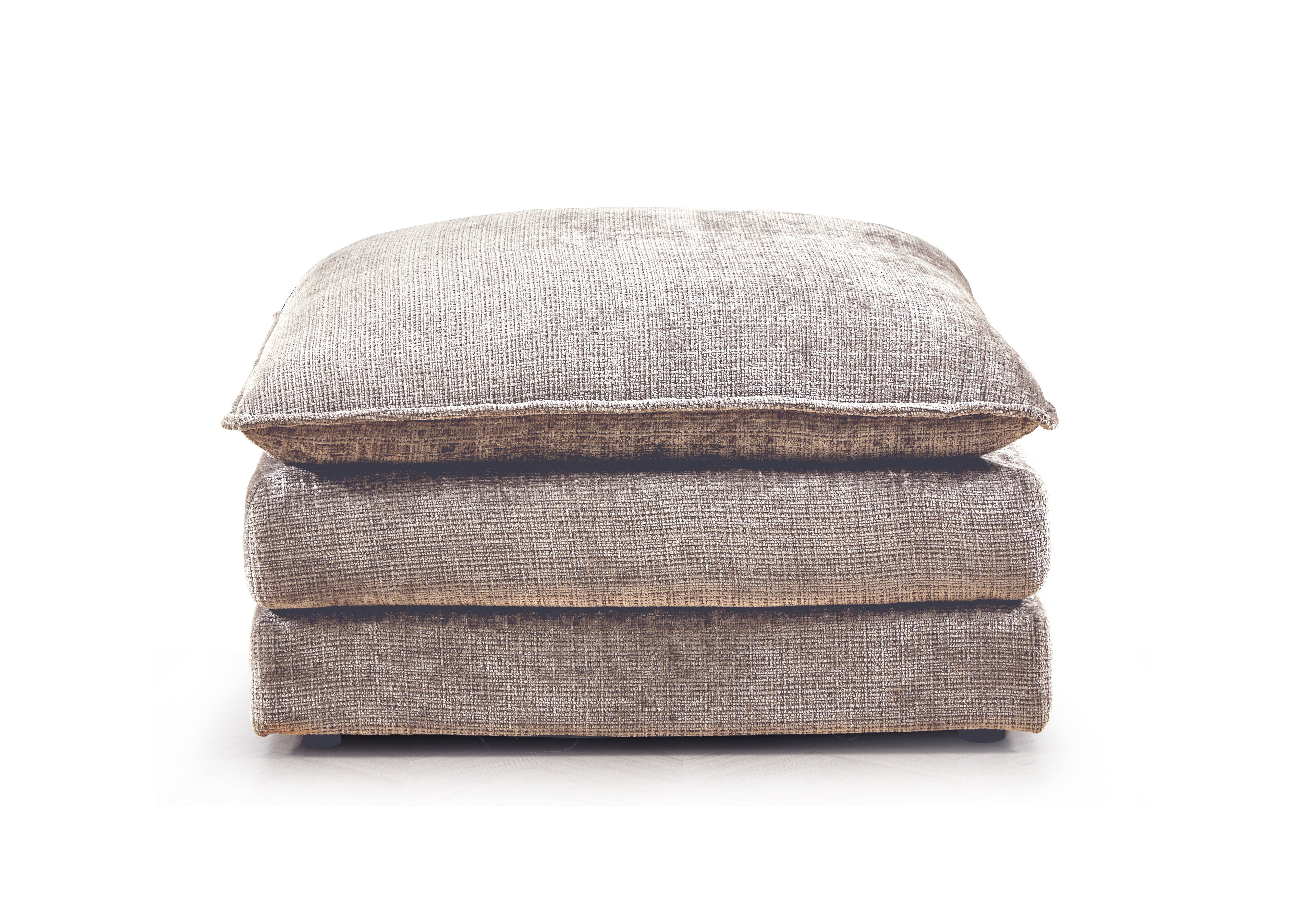 Solaya Large Corner Sofa + Footstool Set in Beige