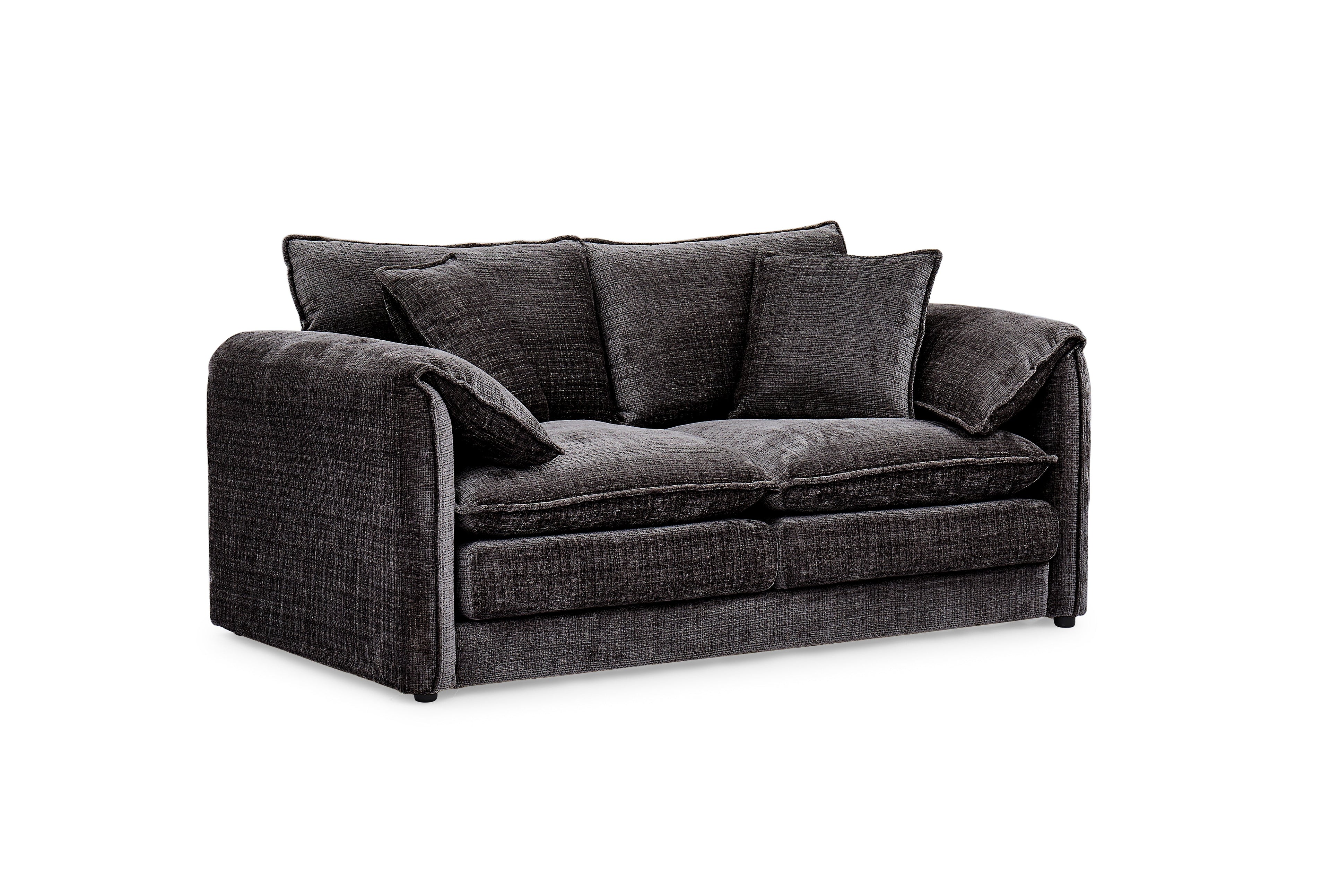 Solaya 2 Seater Sofa In Black