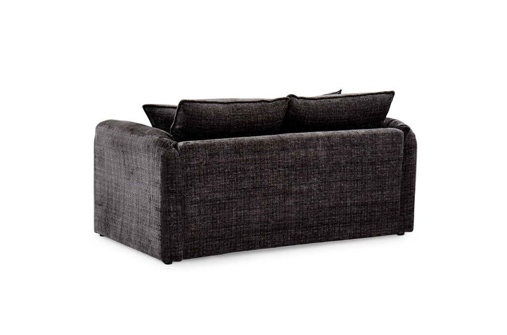 Solaya 3+2 Sofa Set in Black