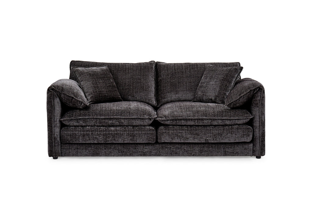 Solaya 3+2+1 Sofa Set in Black