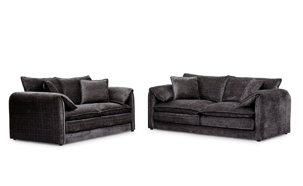 Solaya 2 Seater Sofa In Black