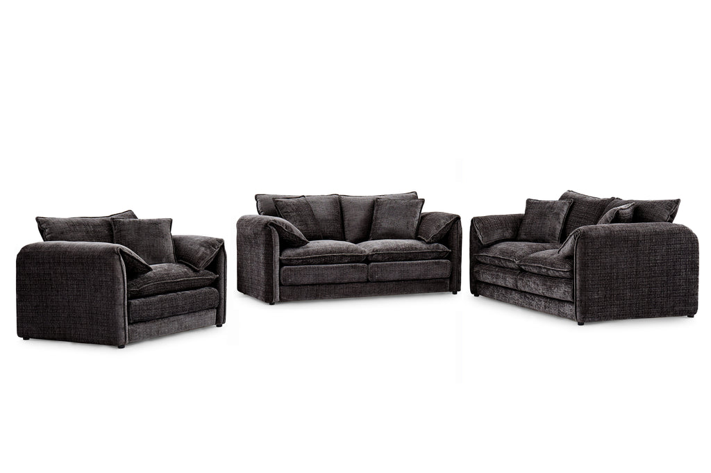 Solaya 2 Seater Sofa In Black