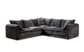 Solaya Large Corner Sofa In Black