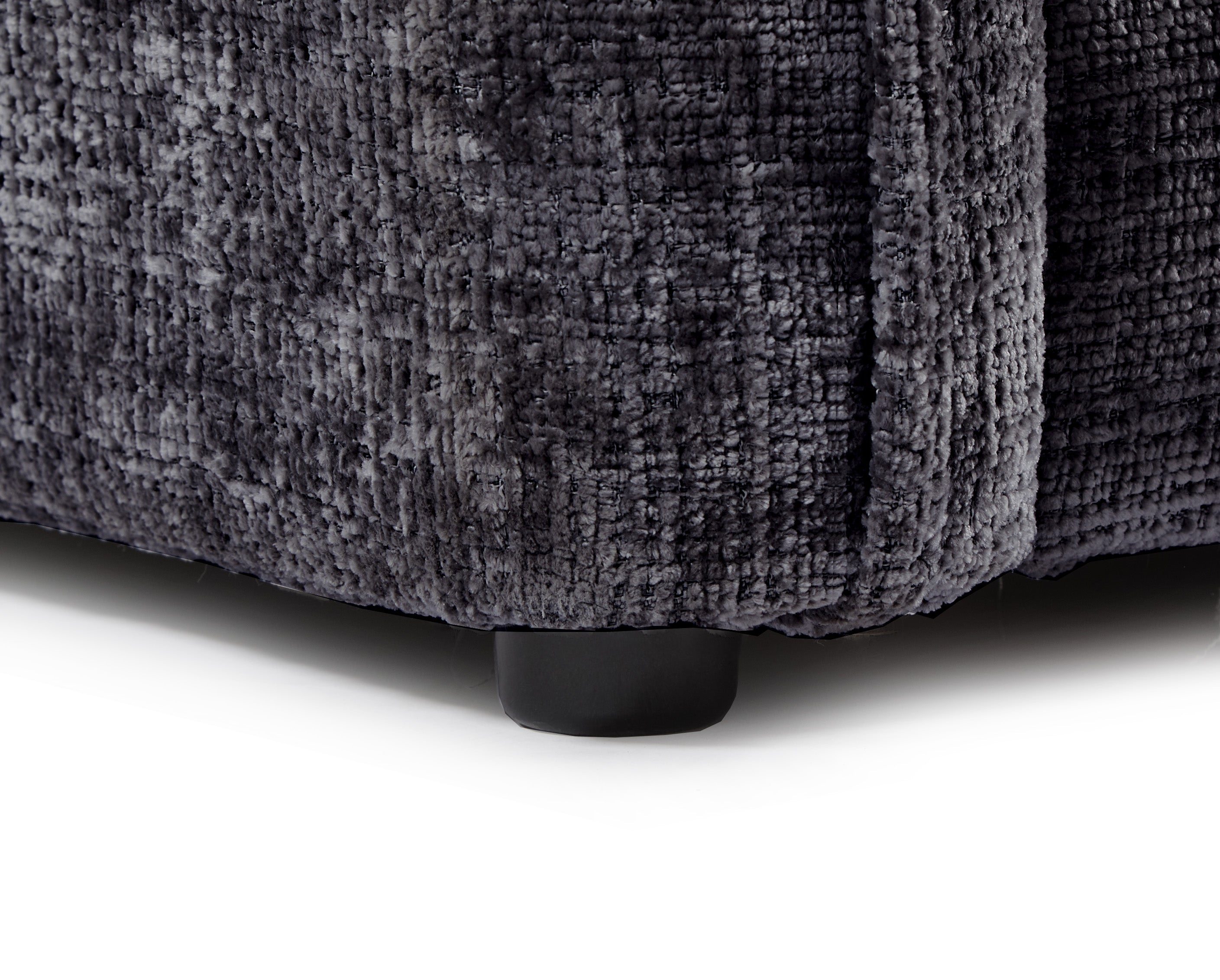 Solaya Large Corner Sofa In Black
