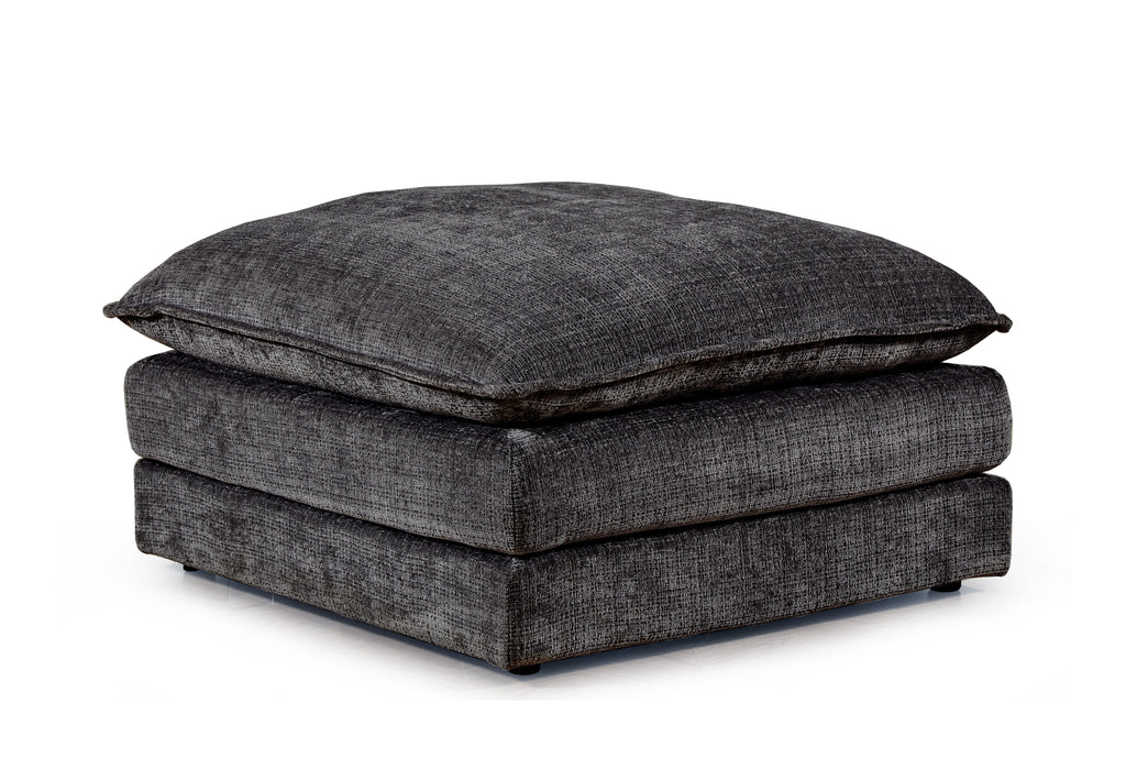 Solaya Footstool In Black
