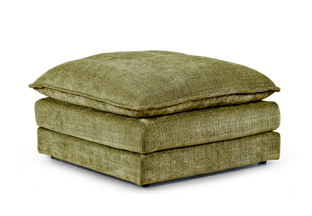 Solaya Footstool In Green