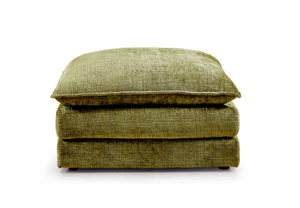 Solaya Footstool In Green