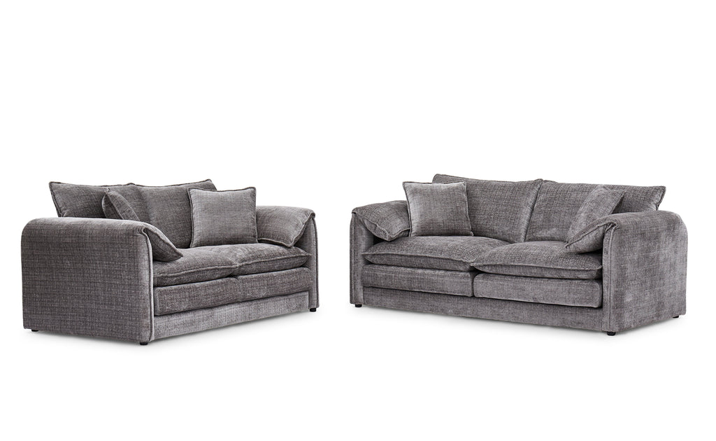 Solaya 3 Seater Sofa In Grey