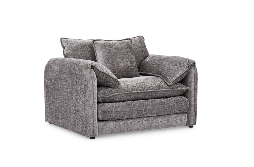 Solaya 3+2+1 Sofa Set in Grey