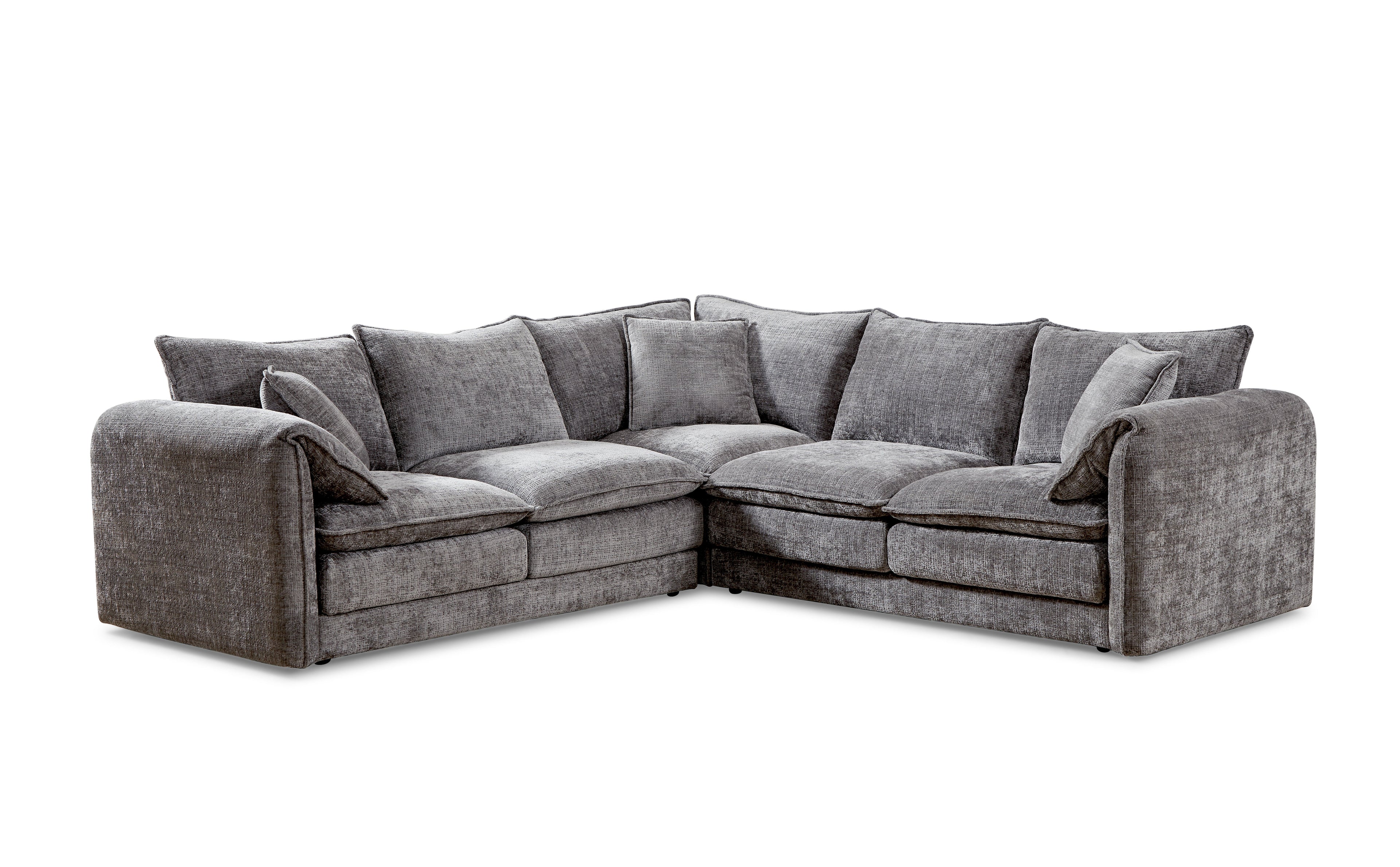 Solaya Large Corner Sofa In Grey