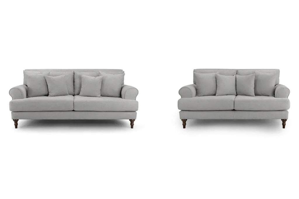 Summer 3+2 Seater Set In Grey