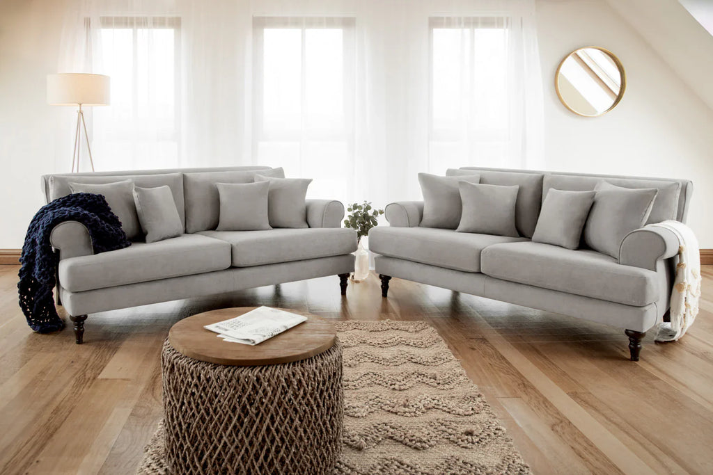Summer 3+2 Seater Set In Grey