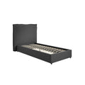 Calabasas Grey Single Bed