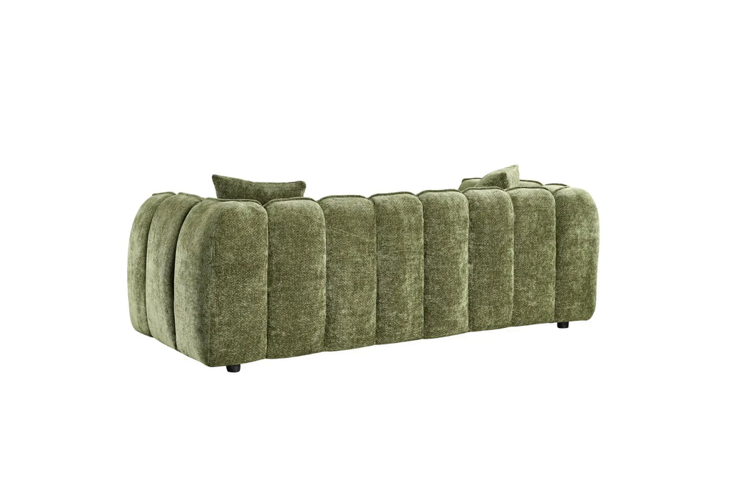 Venice 3+2 Sofa Set In Olive Green