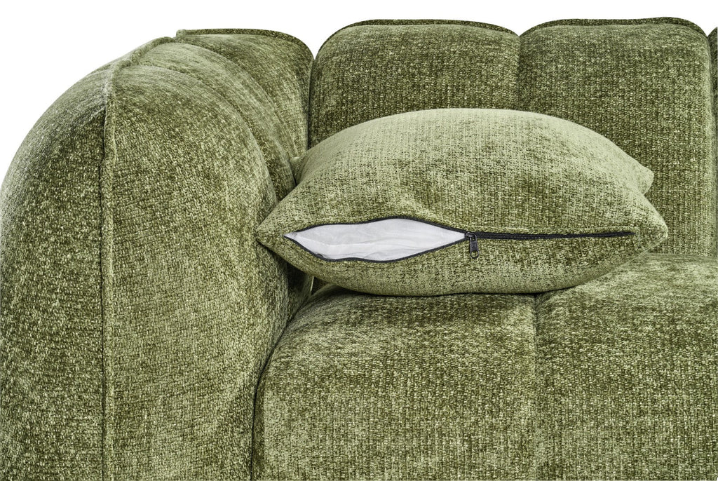 Venice 3 Seater Sofa In Olive Green