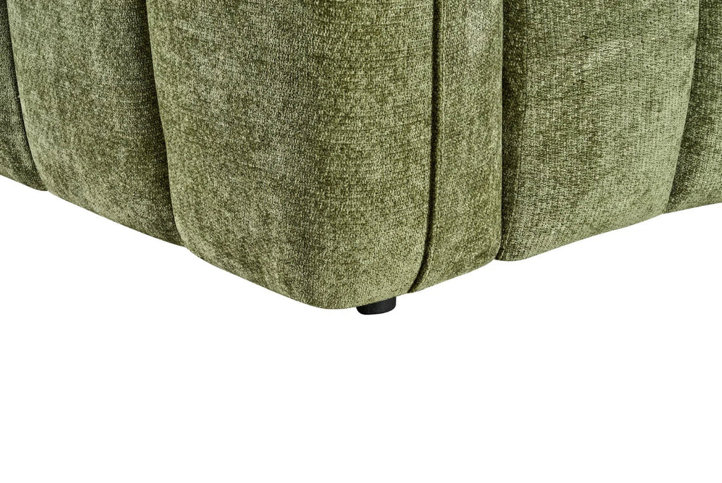 Venice 3 Seater Sofa In Olive Green
