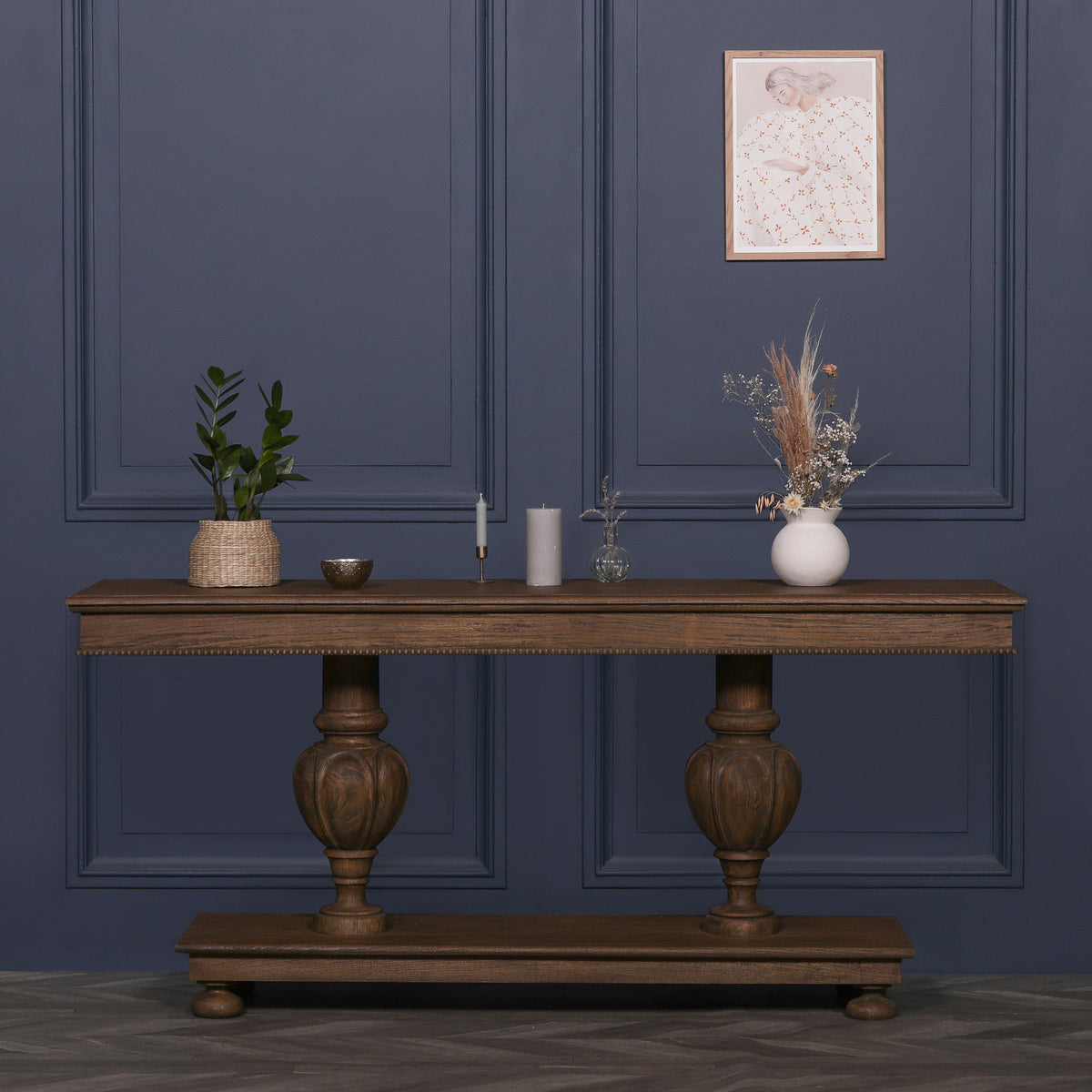 Rustic Wooden Console 180cm
