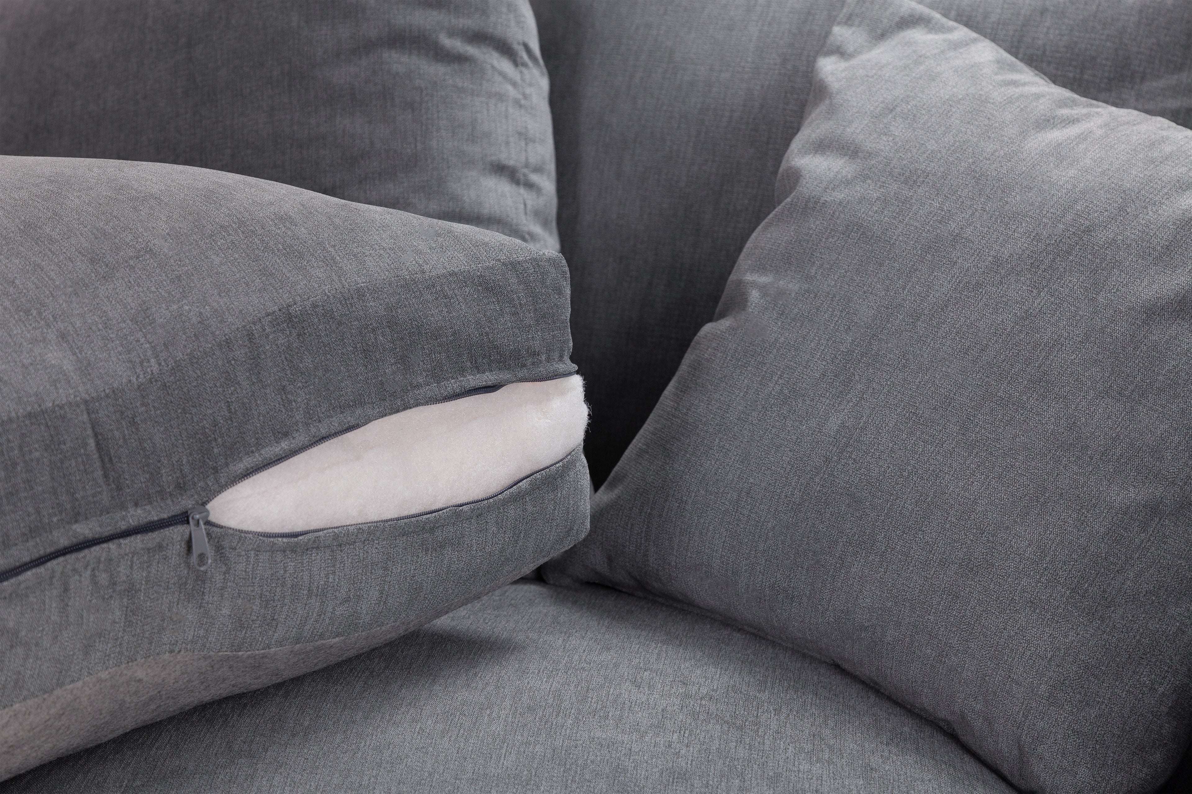 Windsor Large Corner Sofa in Stone or Grey