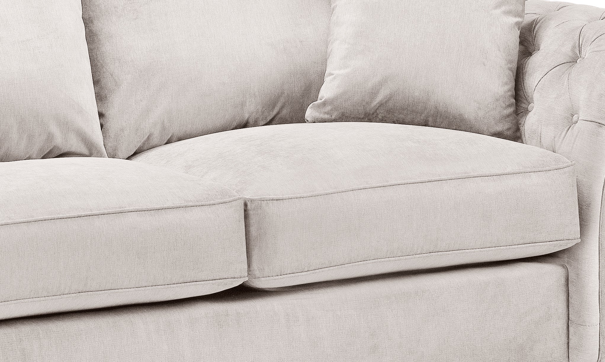 Windsor Large Corner Sofa in Stone or Grey
