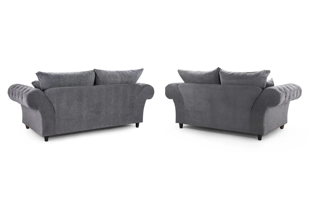 Windsor 3+2 Seater Sofa Set Grey