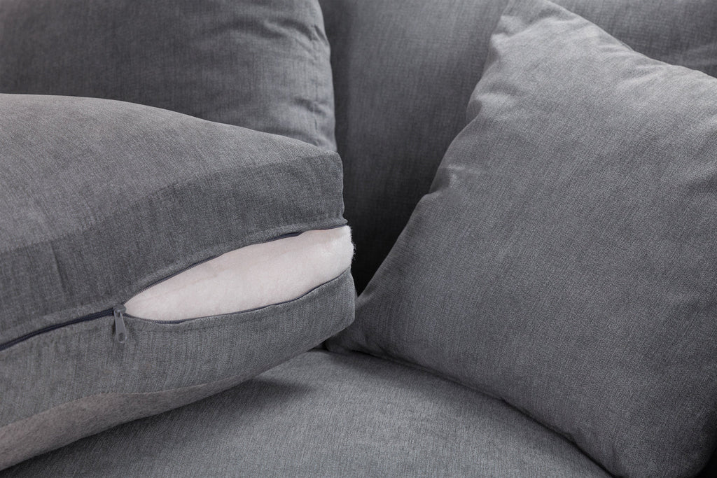 Windsor Large Corner Sofa In Grey