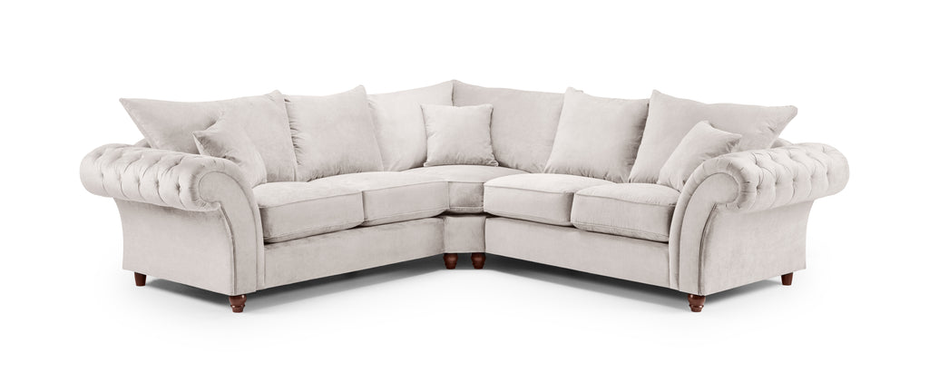 Windsor Large Corner Sofa in Stone or Grey