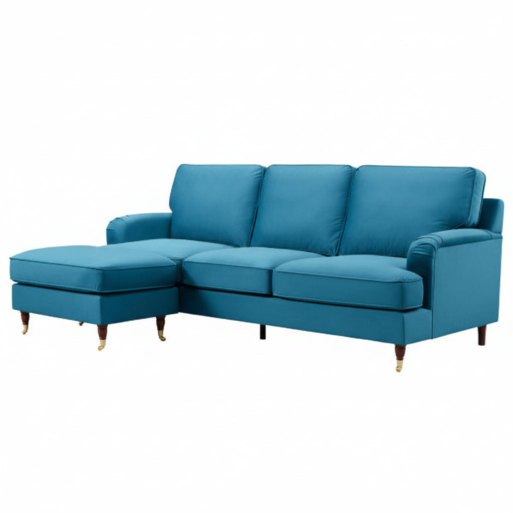 Universal L Shape Corner Sofa in Teal