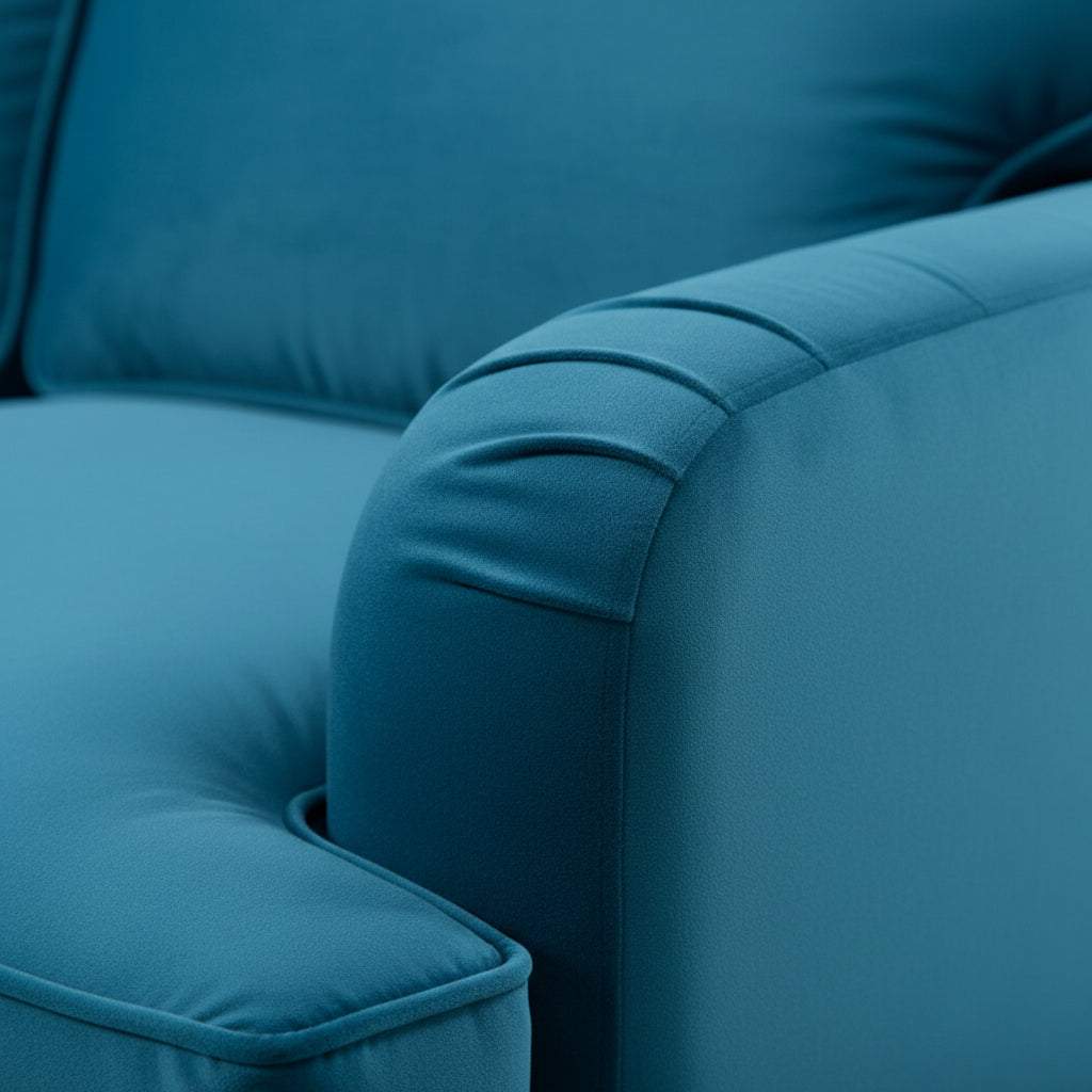 Universal L Shape Corner Sofa in Teal