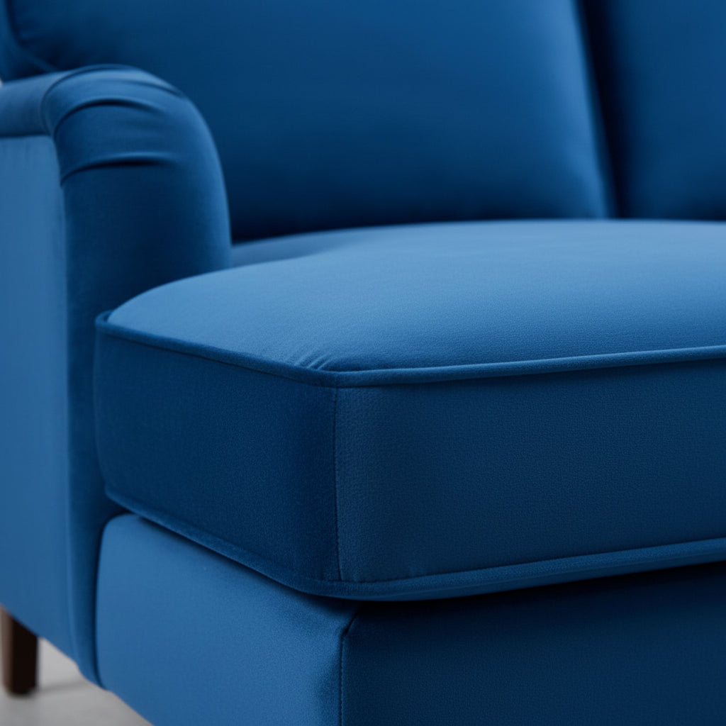 3 Seater Sofa in Royal Blue