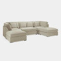 Belgravia U-Shape Sofa In Beige