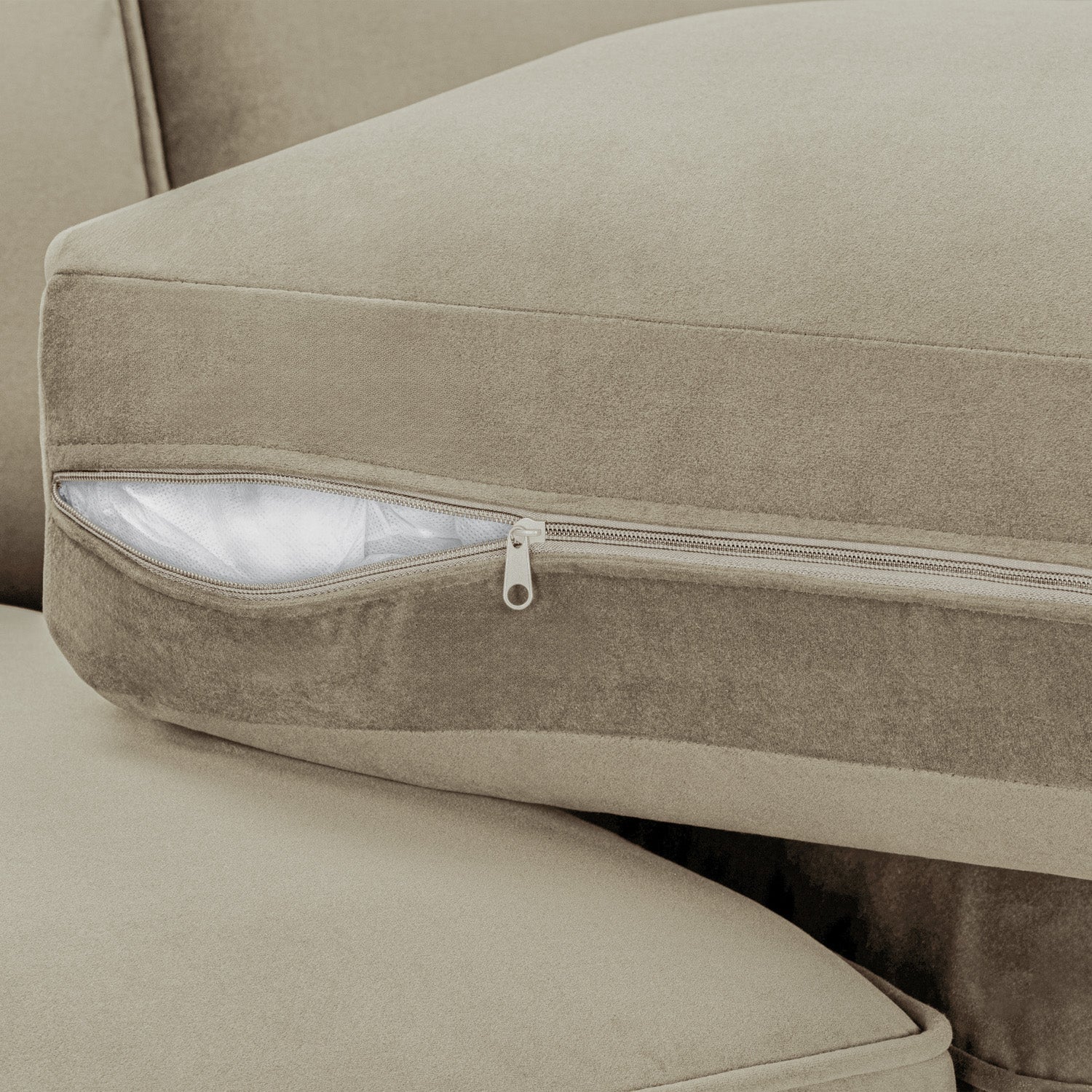 Belgravia U-Shape Sofa In Beige