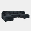Belgravia U-Shape Sofa In Slate