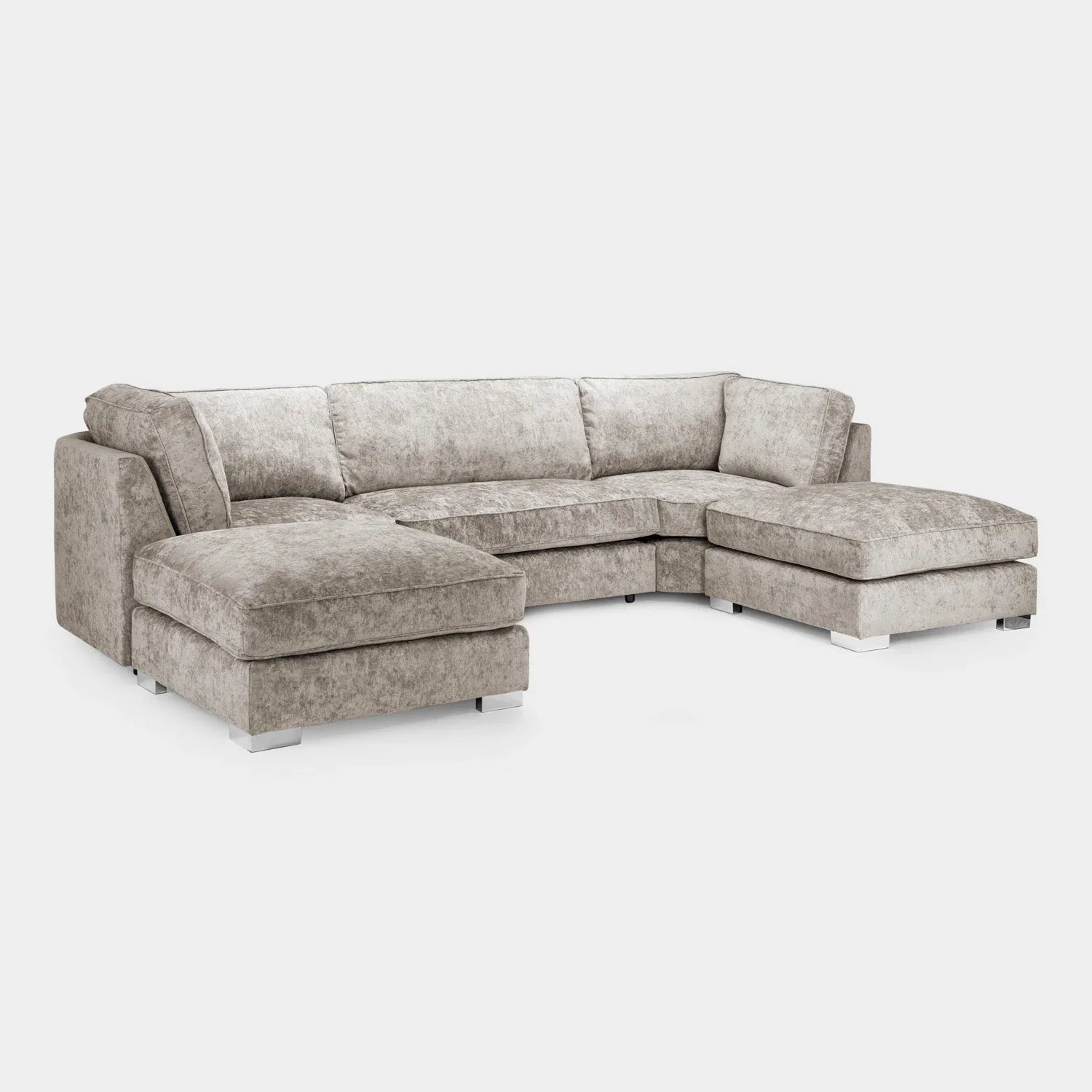 DFS SCS SOFOLOGY U-Shape Sofa In Truffle Full-back Model