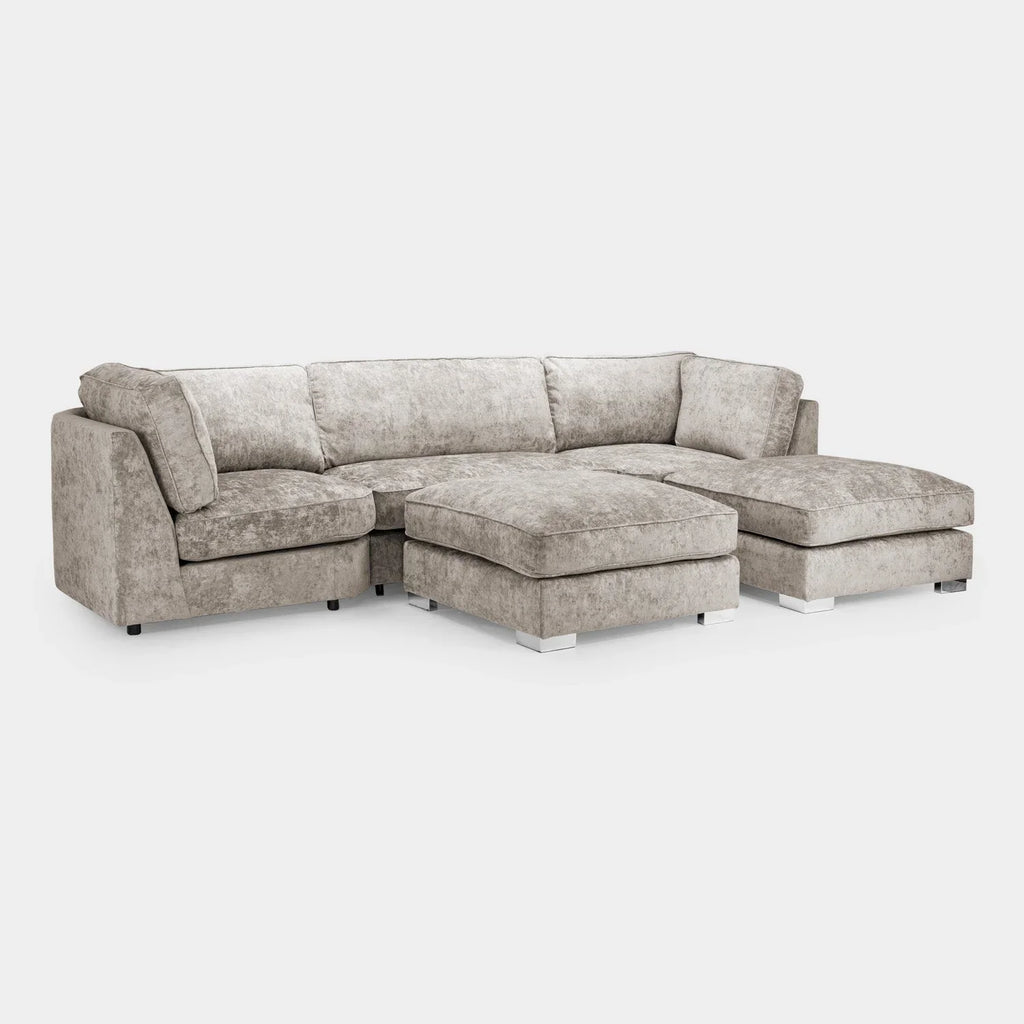DFS SCS SOFOLOGY U-Shape Sofa In Truffle Full-back Model