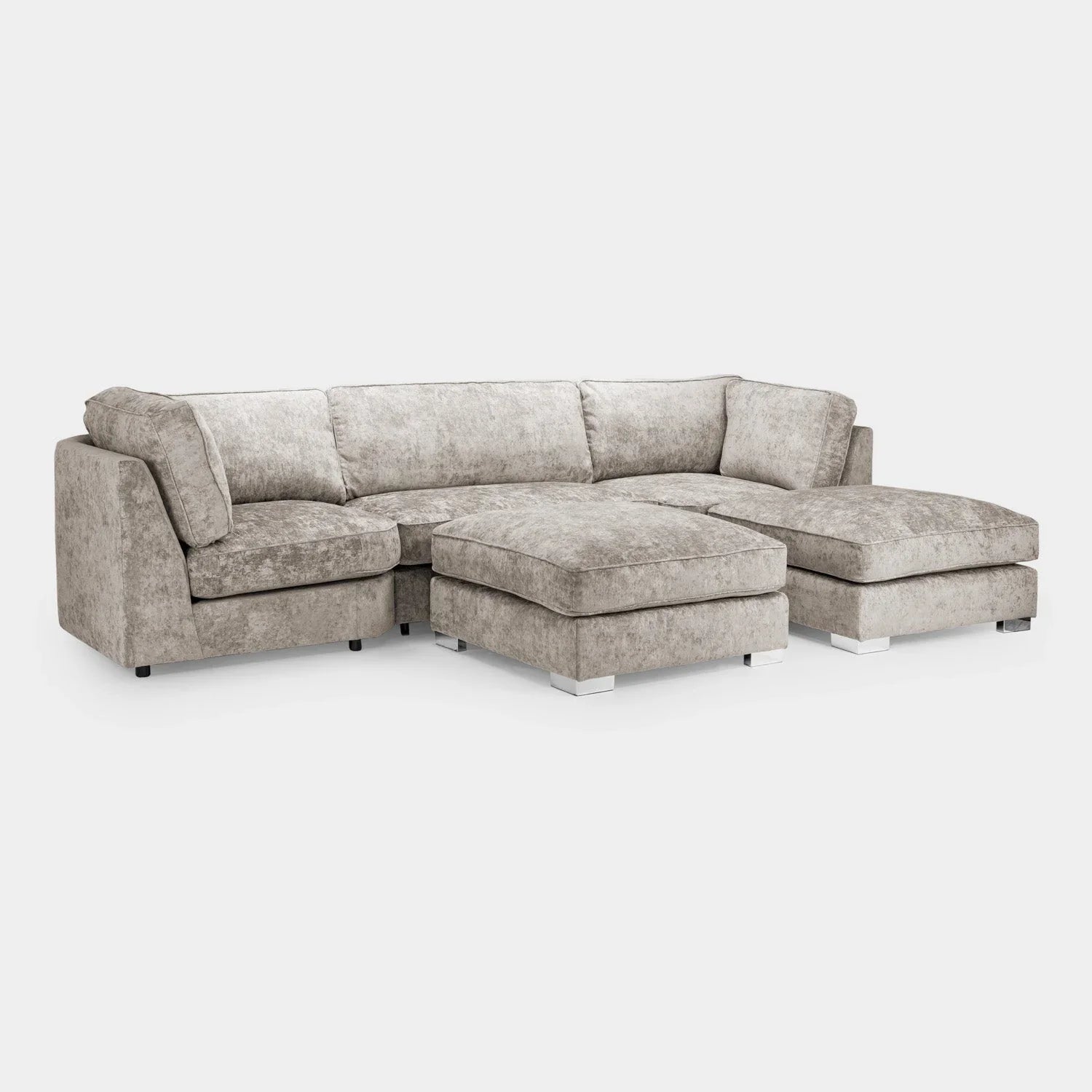 DFS SCS SOFOLOGY U-Shape Sofa In Truffle Full-back Model