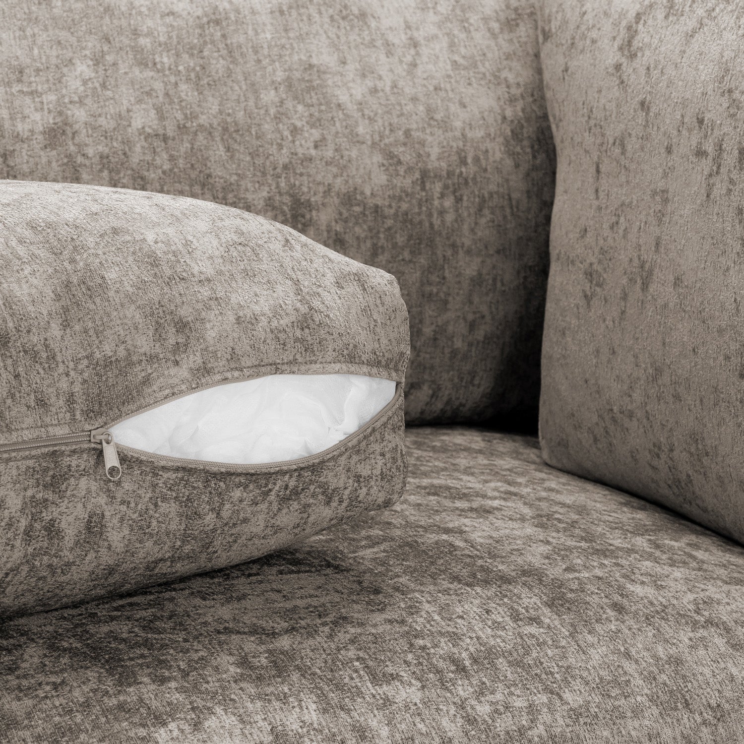 DFS SCS SOFOLOGY U-Shape Sofa In Truffle Full-back Model
