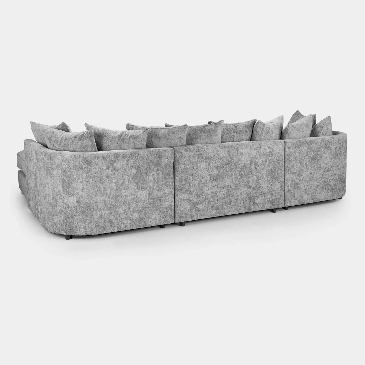 DFS SCS SOFOLOGY U-Shape Sofa In Platinum Scatter-back Model