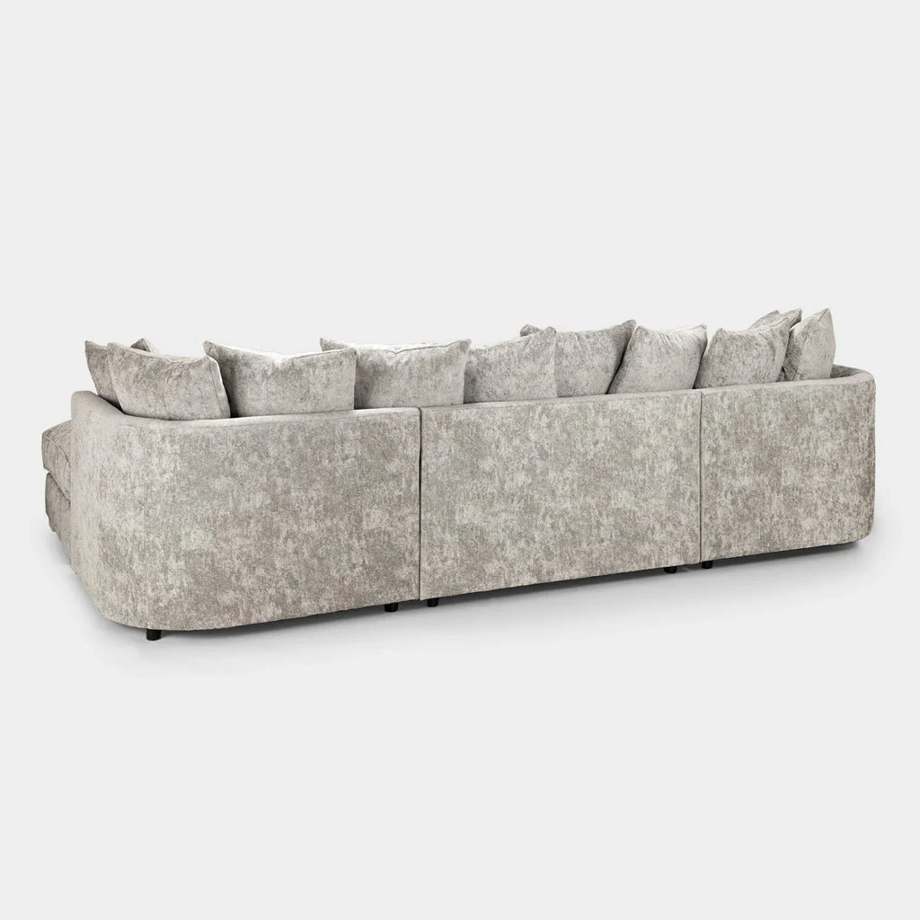 DFS SCS SOFOLOGY U-Shape Sofa In Truffle Scatter-back Model
