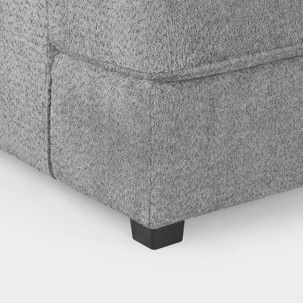 Carnaby Cinema U-Shape Sofa In Boucle Grey