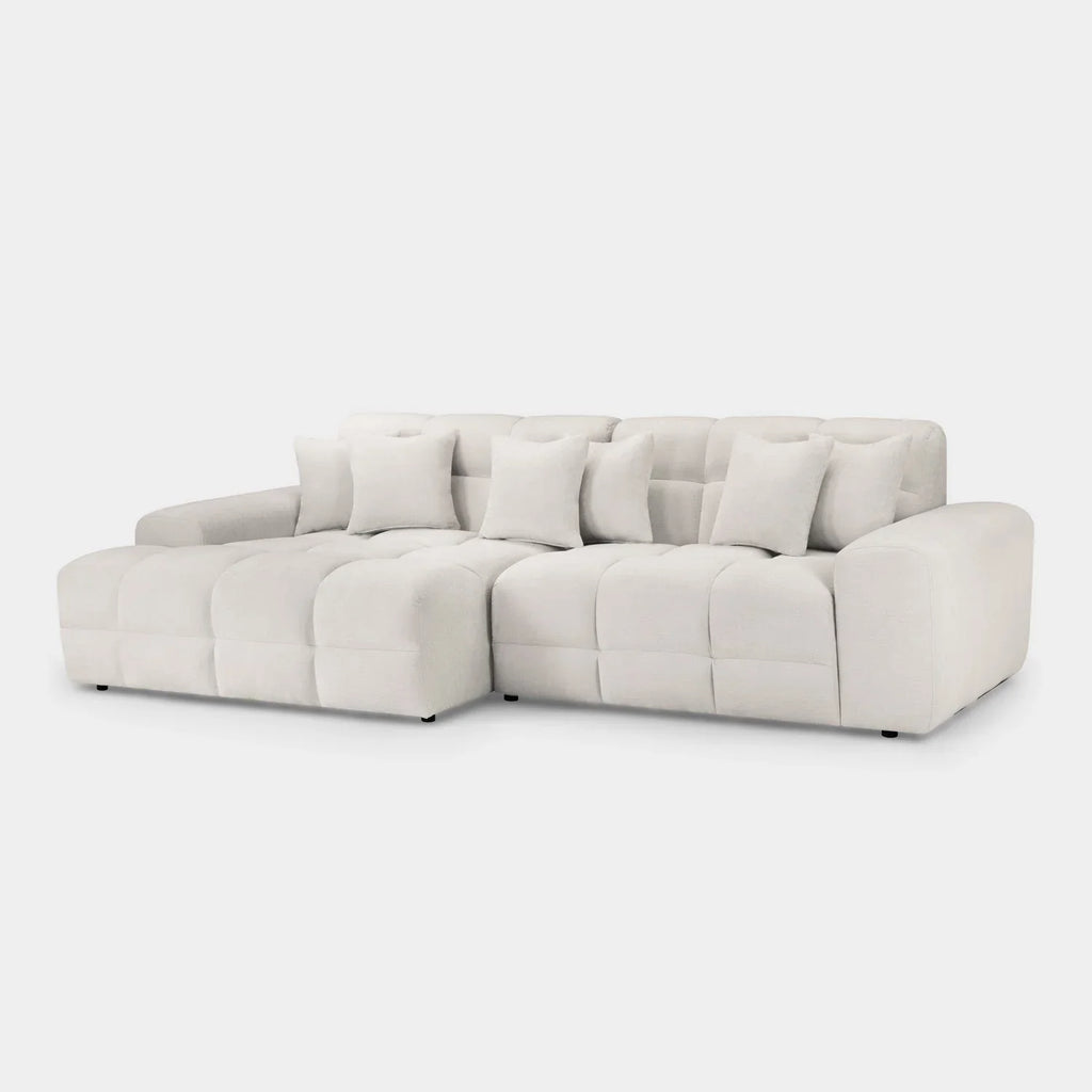 Jacob Left Hand Corner Sofa In Beige