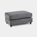 Windsor Footstool in Grey