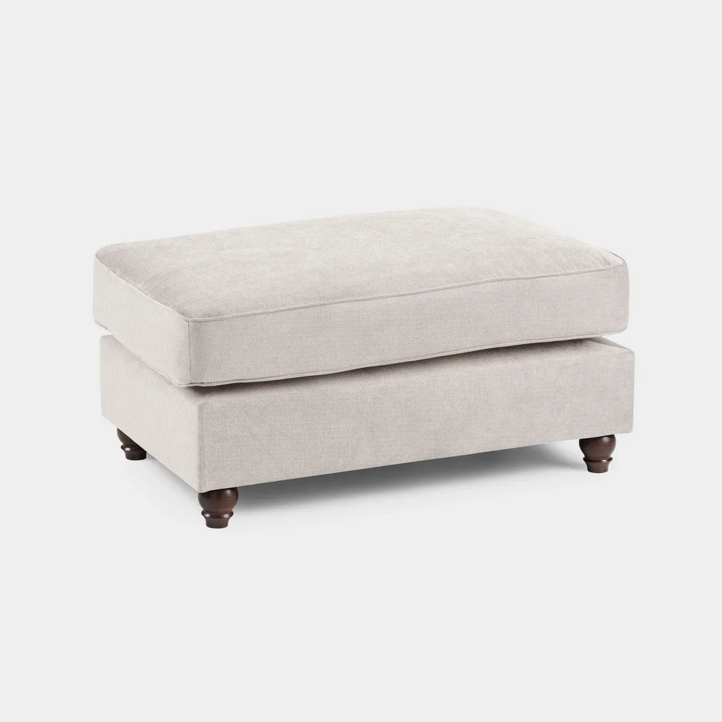 Windsor Footstool in Stone