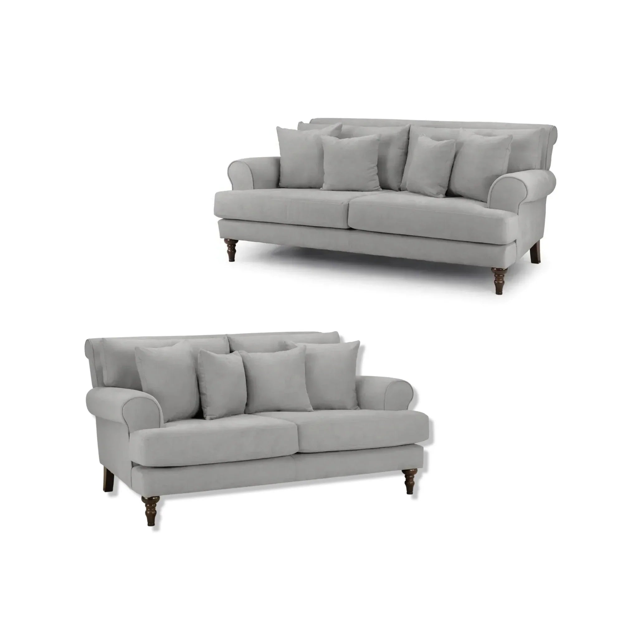 Summer 3+2 Seater Set In Grey
